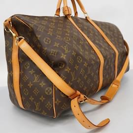 Louis Vuitton-Louis Vuitton Monogram Keepall Bandouliere 60-Brown