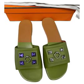 Hermès-Hermes dune sandal-Camel