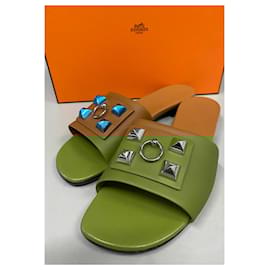 Hermès-Hermes dune sandal-Camel