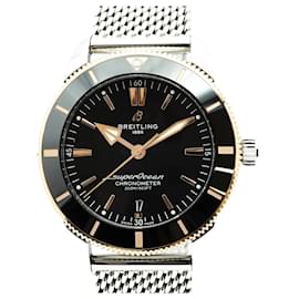 Breitling-Breitling Superocean UB2030 Black Dial Men's Watch-Other
