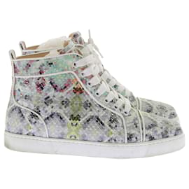 Christian Louboutin-Baskets CHRISTIAN LOUBOUTIN T.EU 35.5 Cuirs exotiques-Multicolore