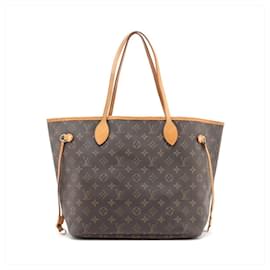 Louis Vuitton-Brown 2007 Monogram Neverfull MM tote bag-Brown