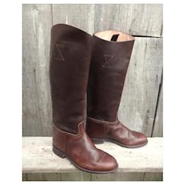 Autre Marque-Boots-Dark brown