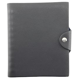 Hermès-Hermes Ulysse PM Planner Cover in Navy Togo Leather-Navy blue