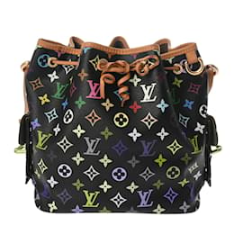 Louis Vuitton-Louis Vuitton Multicolor Petit Noe Noir Shoulder Bag-Black,Multiple colors