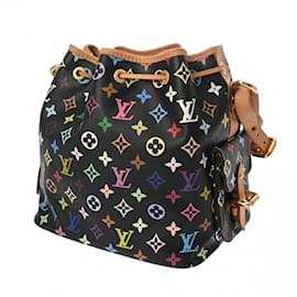 Louis Vuitton-Louis Vuitton Multicolor Petit Noe Noir Shoulder Bag-Black,Multiple colors