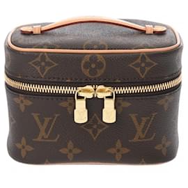 Louis Vuitton-Louis Vuitton Monogram Nice Nano Vanity Bag-Brown