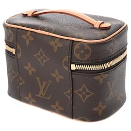 Louis Vuitton-Louis Vuitton Monogram Nice Nano Vanity Bag-Brown