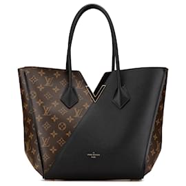Louis Vuitton-Louis Vuitton Brown Monogram Kimono MM-Brown,Black