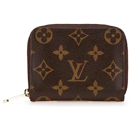Louis Vuitton-Louis Vuitton Brown Monogram Zippy Coin Purse-Brown