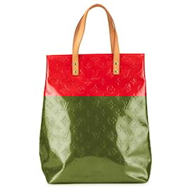 Louis Vuitton-Louis Vuitton Red Monogram Vernis Reade MM-Red
