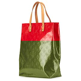 Louis Vuitton-Louis Vuitton Red Monogram Vernis Reade MM-Red