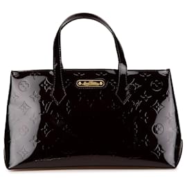 Louis Vuitton-Louis Vuitton Purple Monogram Vernis Wilshire PM-Purple