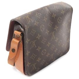 Louis Vuitton-Louis Vuitton Brown Monogram Cartouchiere MM-Brown
