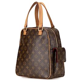 Louis Vuitton-Louis Vuitton Brown Monogram Excentri-Cite-Brown