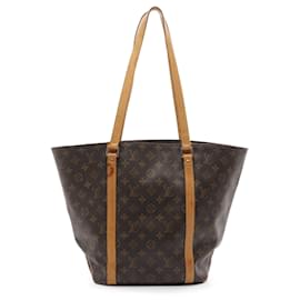 Louis Vuitton-Louis Vuitton Brown Monogram Sac Shopping-Brown