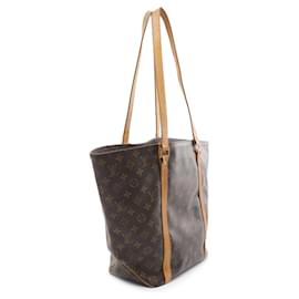 Louis Vuitton-Louis Vuitton Brown Monogram Sac Shopping-Brown