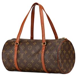 Louis Vuitton-Louis Vuitton Brown Monogram Papillon 30-Brown