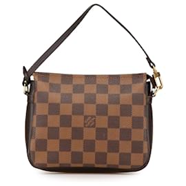 Louis Vuitton-Louis Vuitton Brown Damier Ebene Trousse Pochette-Brown