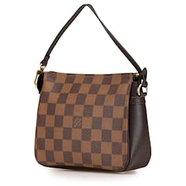 Louis Vuitton-Louis Vuitton Brown Damier Ebene Trousse Pochette-Brown