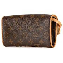 Louis Vuitton-Louis Vuitton Brown Monogram Pochette Twin PM-Brown