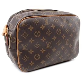 Louis Vuitton-Louis Vuitton Brown Monogram Reporter PM-Brown