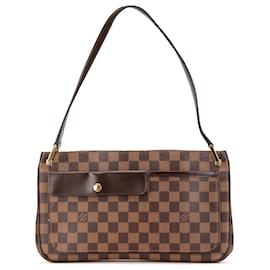Louis Vuitton-Louis Vuitton Brown Damier Ebene Aubagne-Brown