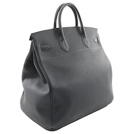 Hermès-Hermès Blue Togo HAC Birkin Retourne 40-Blue,Navy blue