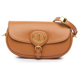 Sac Bobby East West en cuir marron Dior Marron