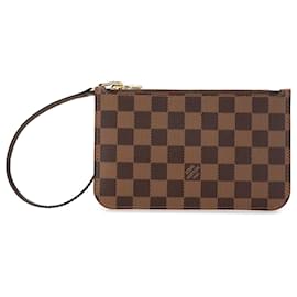 Louis Vuitton-Louis Vuitton Brown Damier Ebene Neverfull Pouch-Brown