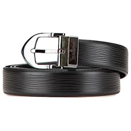 Louis Vuitton-Louis Vuitton Black Epi Ceinture Belt-Black
