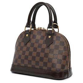 Louis Vuitton-Louis Vuitton Brown Damier Ebene Alma BB-Brown