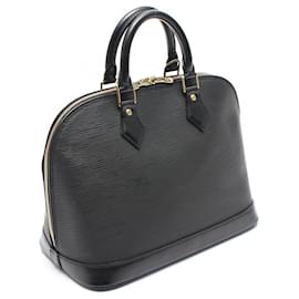 Louis Vuitton-Louis Vuitton Black Epi Alma PM-Black
