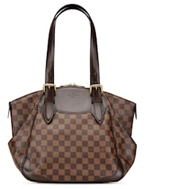 Louis Vuitton-Louis Vuitton Brown Damier Ebene Verona MM-Brown