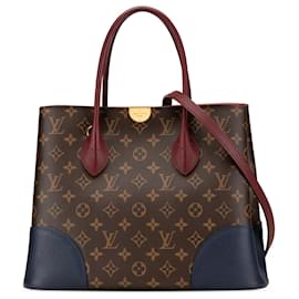 Louis Vuitton-Louis Vuitton Brown Monogram Flandrin-Brown,Blue,Other,Navy blue