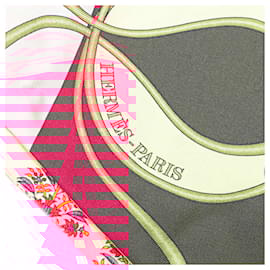 Hermès-Hermès Yellow Maxi Coup De Fouet Au Bloc Silk Twilly Scarf-Other,Yellow