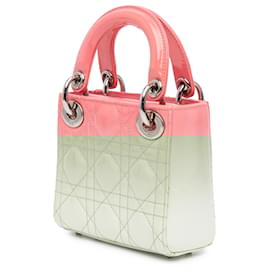 Dior-Dior Pink Micro Ombre Patent Cannage Lady Dior-Pink