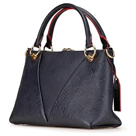 Louis Vuitton-Louis Vuitton Blue Monogram Empreinte V Tote BB-Blue,Dark blue
