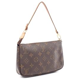 Louis Vuitton-Louis Vuitton Brown Monogram Pochette Accessoires-Brown