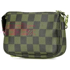 Louis Vuitton-Louis Vuitton Brown Damier Ebene Mini Pochette Accessoires-Brown