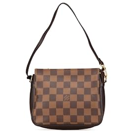 Louis Vuitton-Louis Vuitton Brown Damier Ebene Trousse Pochette-Brown