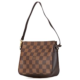 Louis Vuitton-Louis Vuitton Brown Damier Ebene Trousse Pochette-Brown