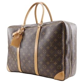 Louis Vuitton-Louis Vuitton Sirius 45 Boston Bag-Brown,Monogram