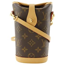 Louis Vuitton-Louis Vuitton Fold Me Pouch Shoulder Bag-Brown,Monogram