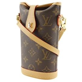 Louis Vuitton-Louis Vuitton Fold Me Pouch Shoulder Bag-Brown,Monogram