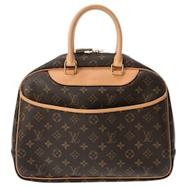 Louis Vuitton-Louis Vuitton Monogram Deauville Handbag-Brown