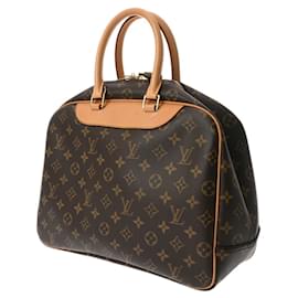 Louis Vuitton-Louis Vuitton Monogram Deauville Handbag-Brown