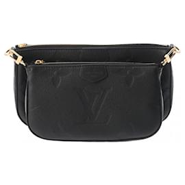 Louis Vuitton-Louis Vuitton Monogram Empreinte Multi Pochette Accessoires-Black
