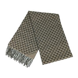 Sciarpa in lana e cashmere Prada Marrone Beige