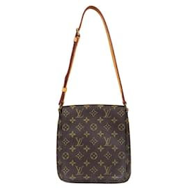 Louis Vuitton-Louis Vuitton Musette Salsa Short Monogram Shoulder Bag-Brown,Monogram